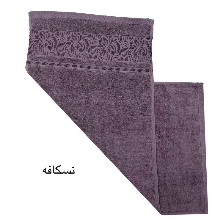 حوله دست و صورت هنرمند مدل برجسته سایز 40x80 سانتی متر