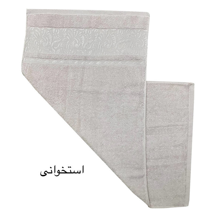 حوله دست و صورت هنرمند مدل برجسته سایز 40x80 سانتی متر