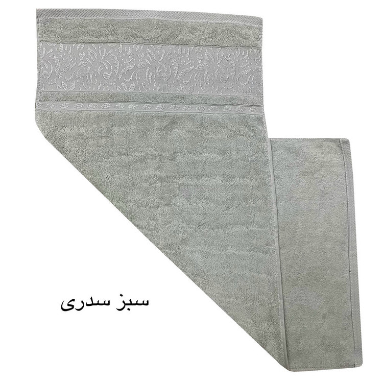 حوله دست و صورت هنرمند مدل برجسته سایز 40x80 سانتی متر