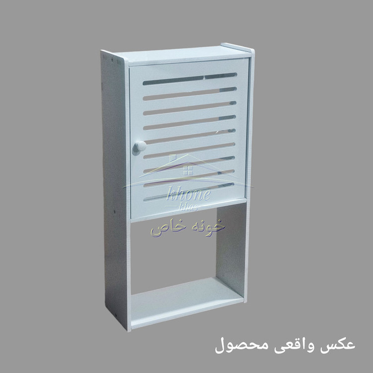 استند و قفسه نگهدارنده حمام دیواری خونه خاص مدل طاقچهدار