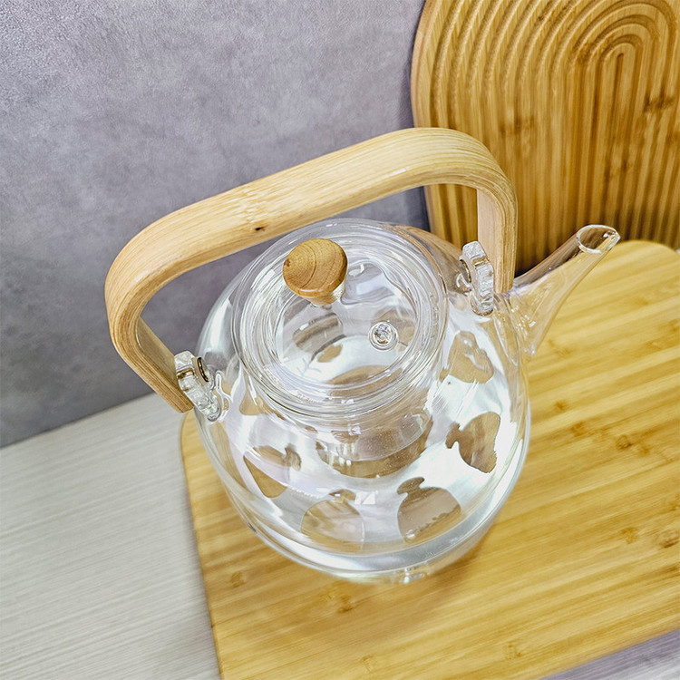 قوری و وارمر قوری مدل Bamboo Hand