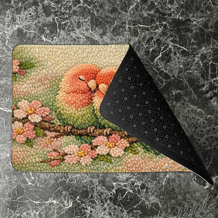 پادری مدل رویه مخمل طرح ترک کد S.1504 سایز 75x45 سانتیمتر مناسب برای فضای داخلی