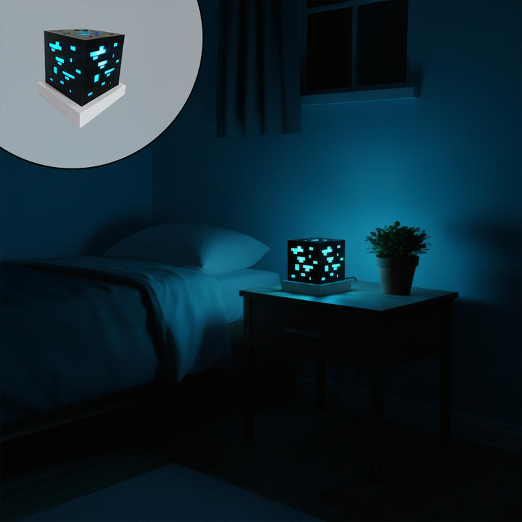 آباژور رومیزی مدل مکعب ماینکرفت کد M1