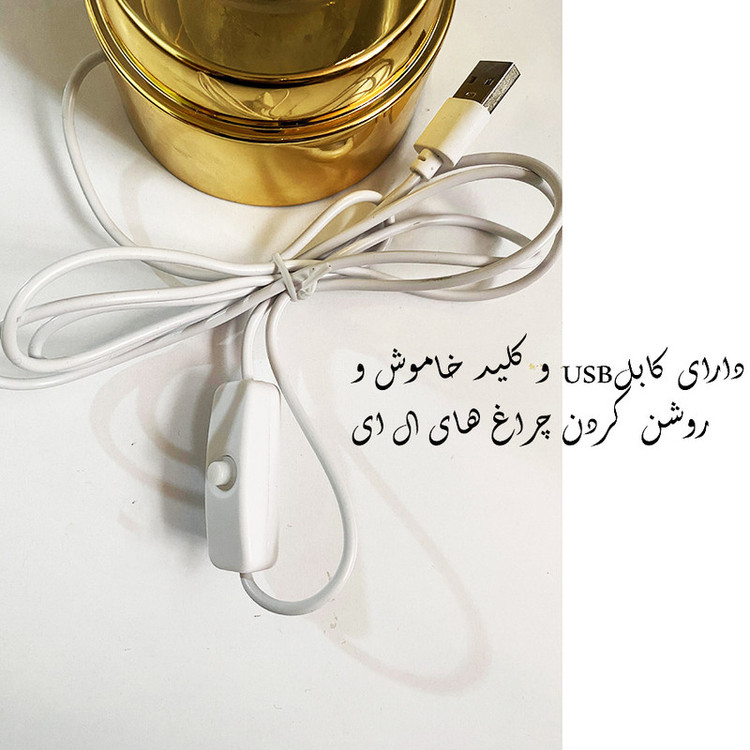 چراغ خواب مدل گوی کریستال طرح منظومه شمسی