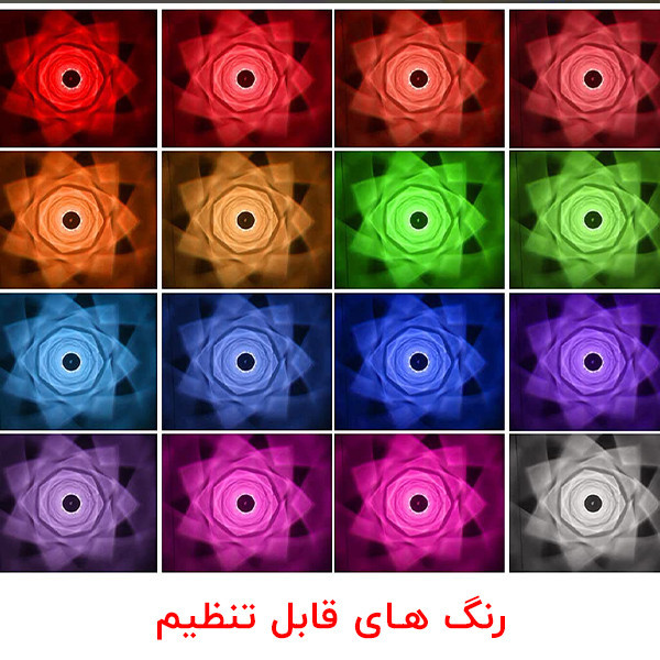 آباژور رومیزی مدل منشوری استوانه ای