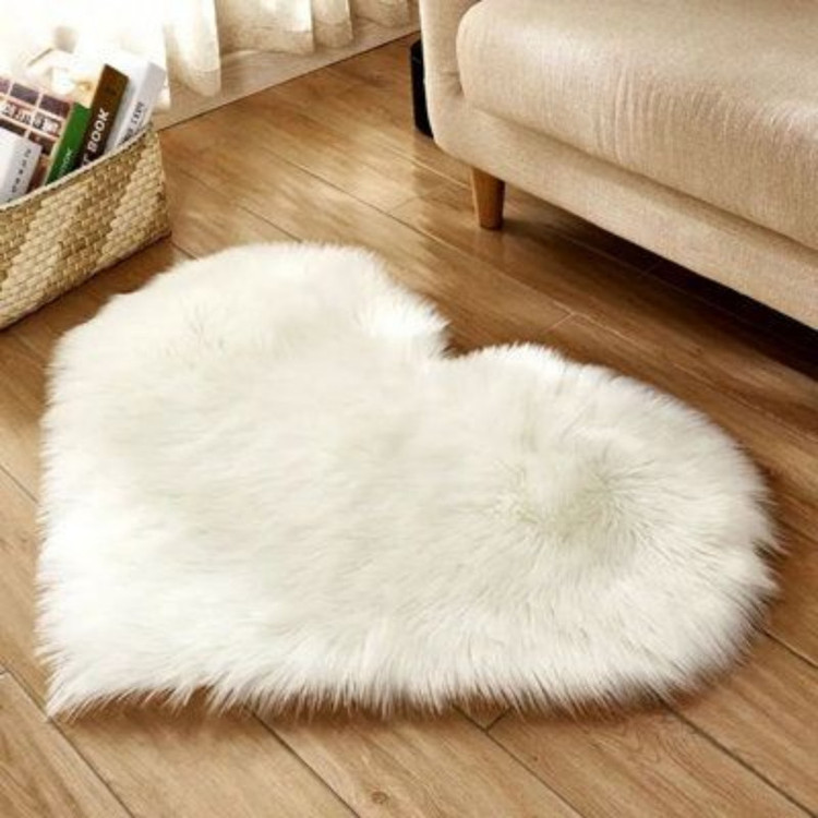پادری آقای طرح مدل Heart سایز 80x70 سانتی متر مجموعه 2 عددی