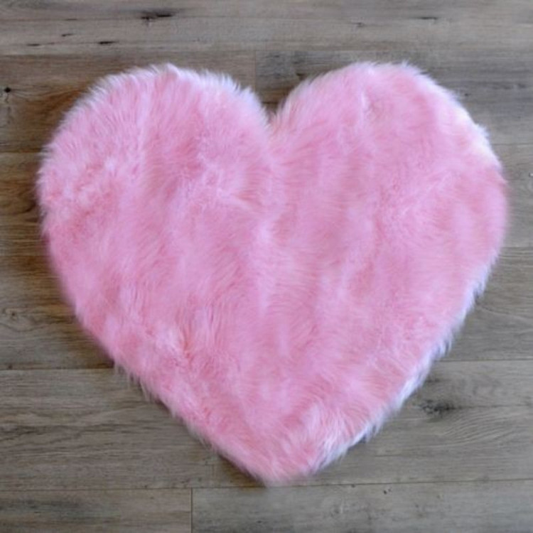 پادری آقای طرح مدل Heart سایز 80x70 سانتی متر مجموعه 2 عددی