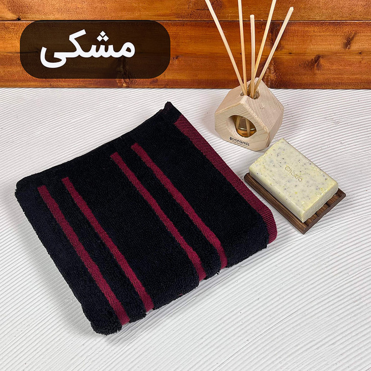 حوله دست و صورت مدل پارما سایز 80*40 سانتی متر