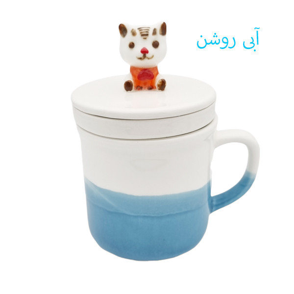 لیوان دمنوش ساز مدل نرگس کد 18185xbear حجم 400 میلی لیتر