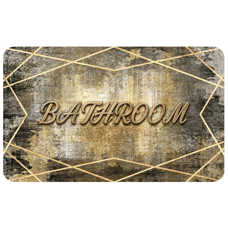 پادری مدل سرویس bath طرح هندسی سایز 76x46 سانتی‌متر مناسب برای فضای داخلی