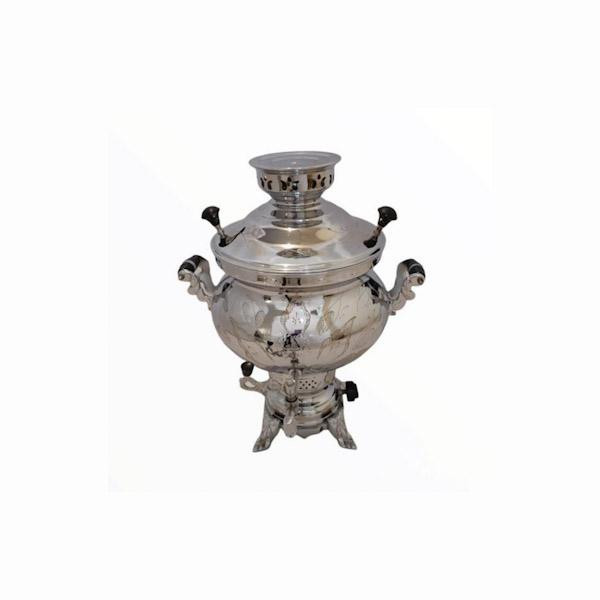 سماور گازی مدل گلستان کد 802 گنجایش 8 لیتر