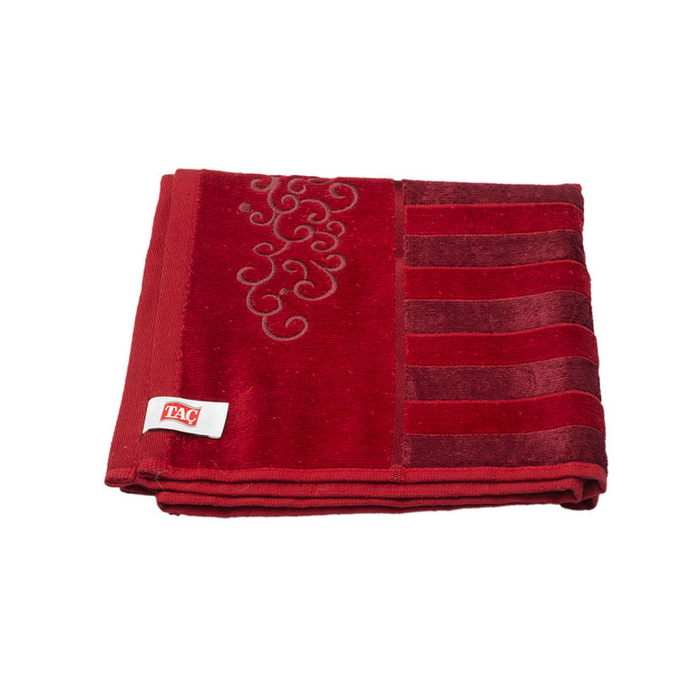 حوله دستی تاچ مدل قلاب دوزی سایز 80x40 سانتی متر
