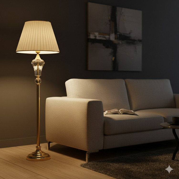 آباژور ایستاده مدل کریستالی