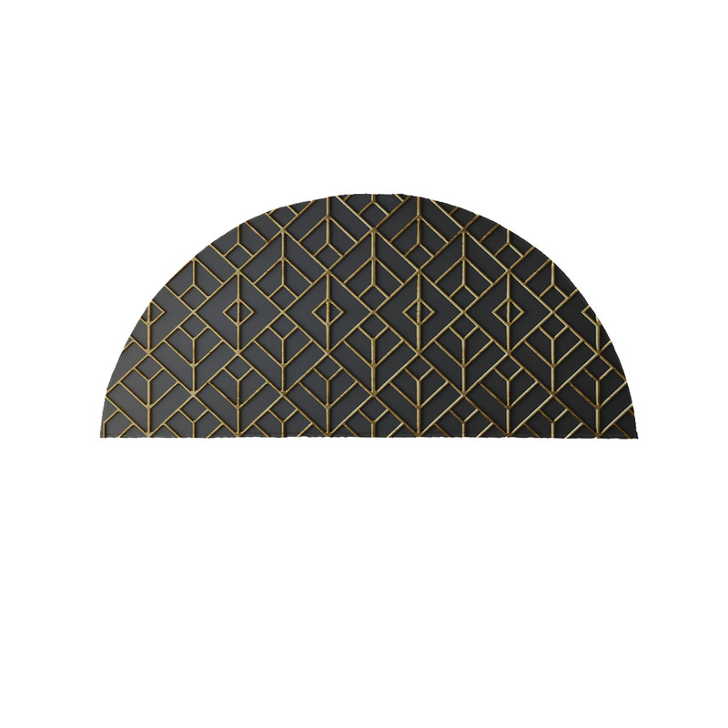 پادری مدل نیم دایره طرح مدرن کد 8858 سایز 90×45 سانتی متر