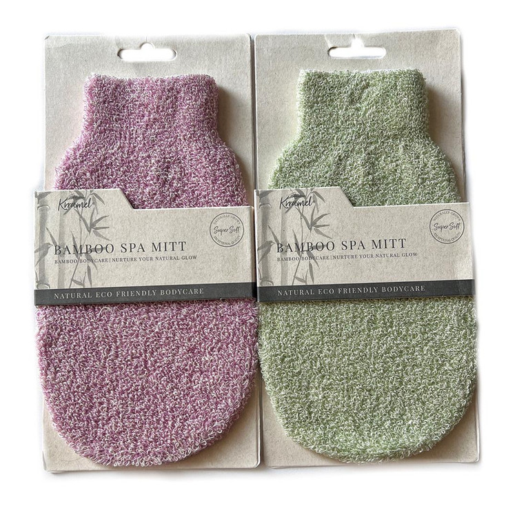 لیف دستکشی کارامل مدل BAMBOO SPA MITT کد NX-0372
