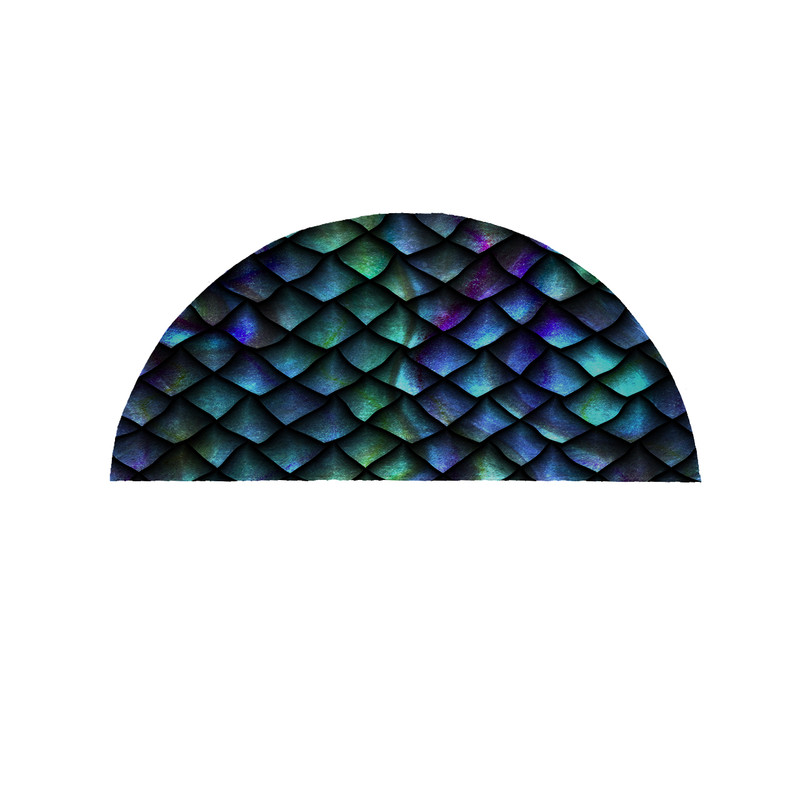 پادری مدل نیم دایره طرح کلاسیک کد 9182 سایز 90×45 سانتی متر
