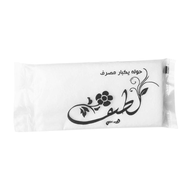 حوله یکبار مصرف لطیف مدل 40x40G70 بسته 50 عددی