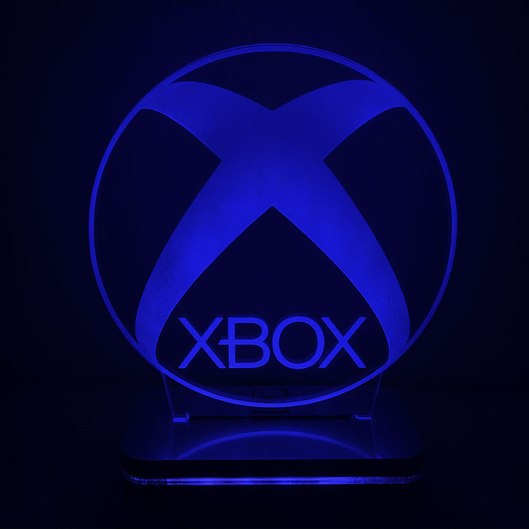 چراغ خواب سان لیزر طرح ایکس باکس XBOX مدل تک رنگ