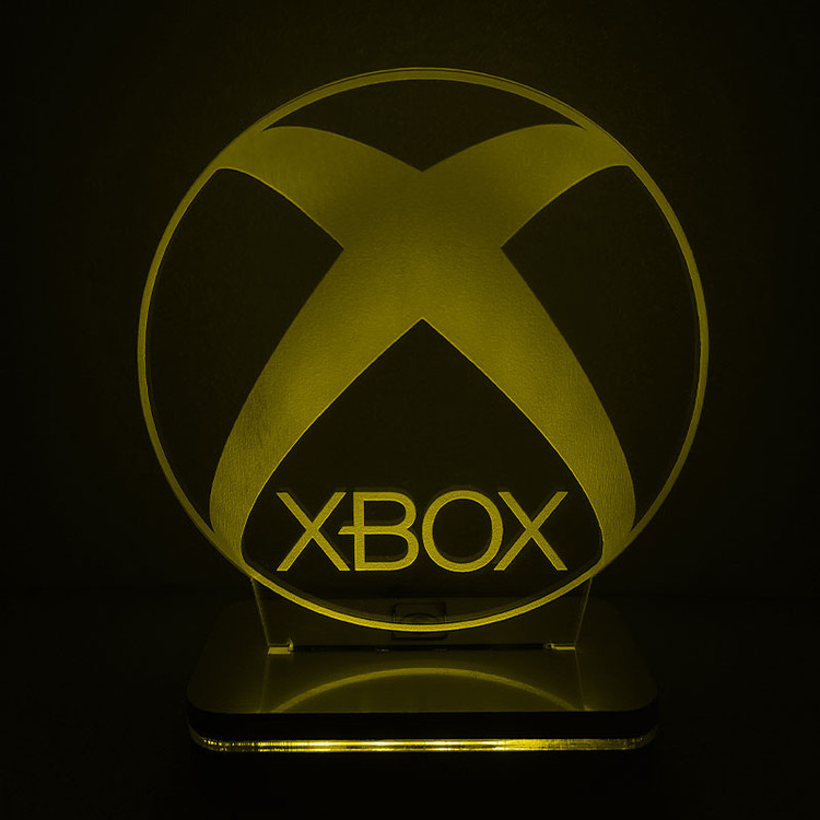 چراغ خواب سان لیزر طرح ایکس باکس XBOX مدل تک رنگ