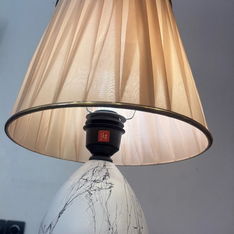 آباژور رومیزی نورهام مدل NHM-TIFANY-WH-28