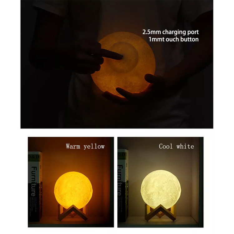 چراغ خواب مدل MOON LIGHT 3D