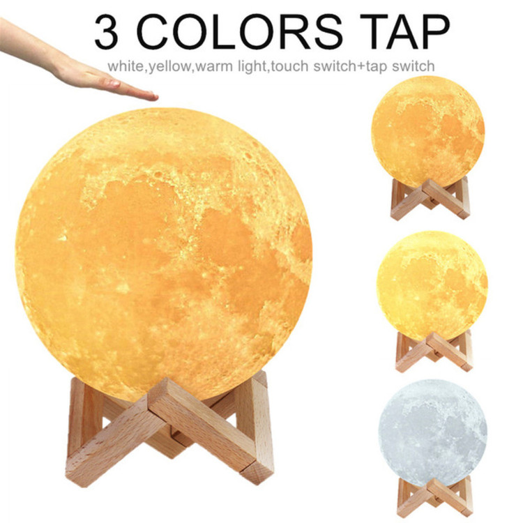 چراغ خواب مدل MOON LIGHT 3D
