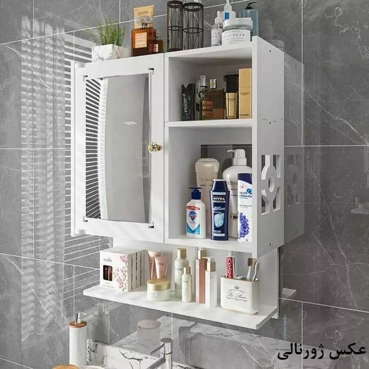 آینه سرویس بهداشتی خونه خاص مدل طاقچه دار