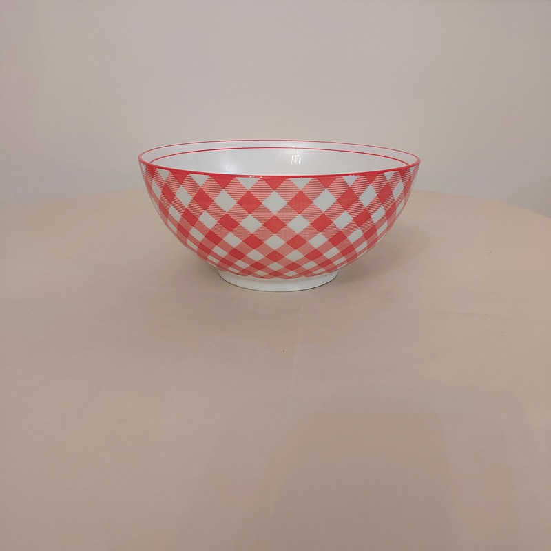 کاسه مدل  سالاد خوری طرح چهار خانه