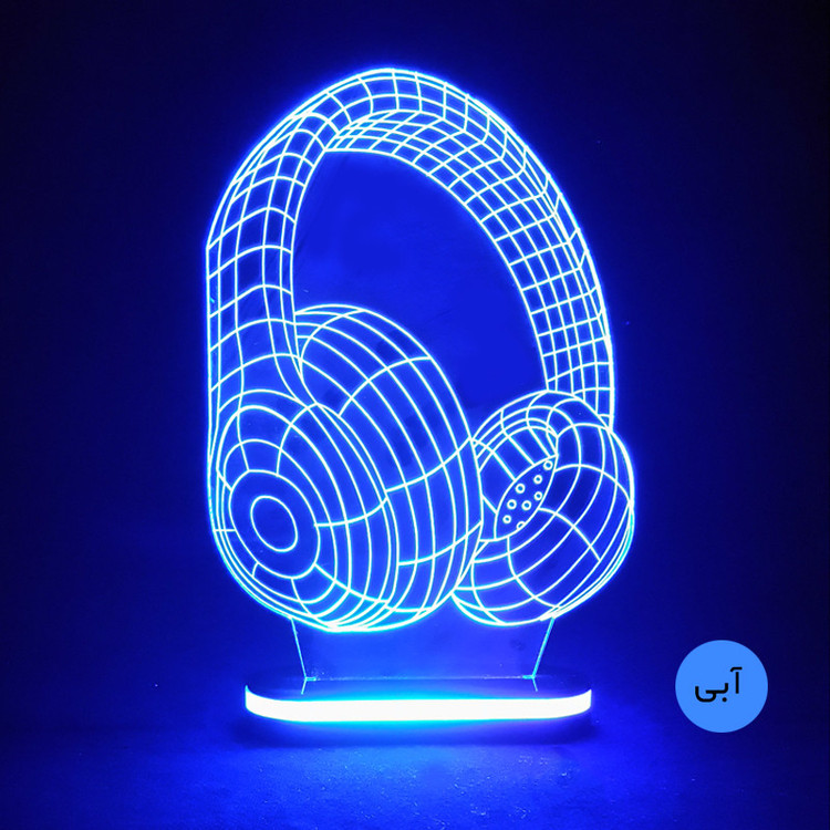 چراغ خواب طرح هدفون کد 5168