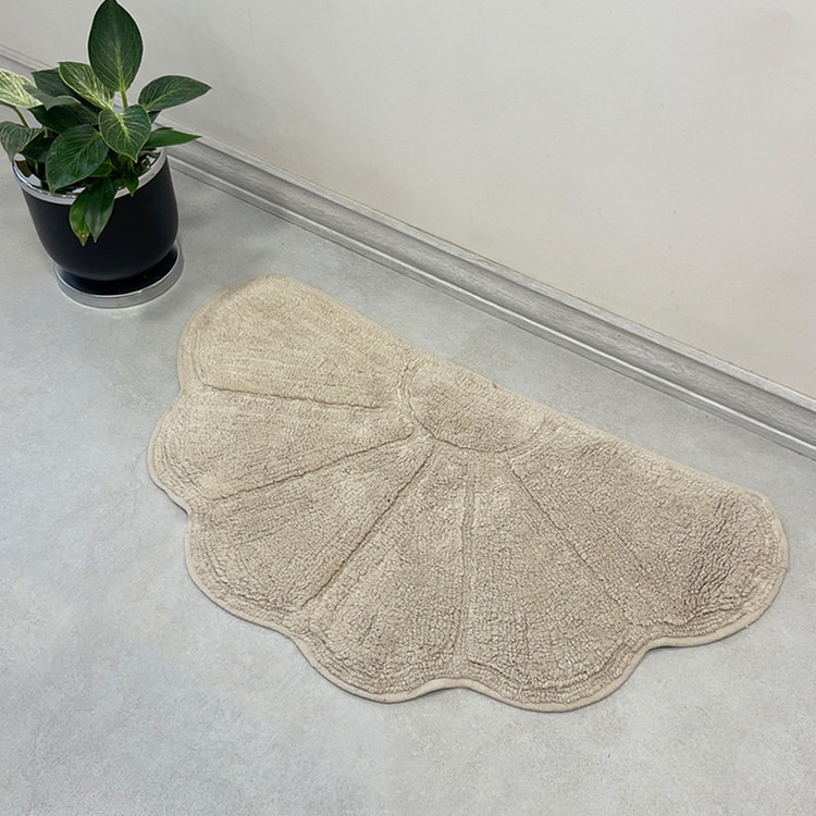 پادری طرح گل نیم دایره سایز 90×90 سانتی متر