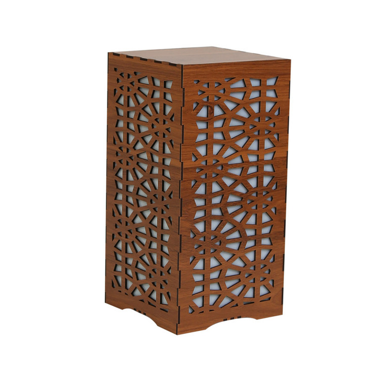 آباژور رومیزی چوب آرا طرح پنجره سنتی مدل A1