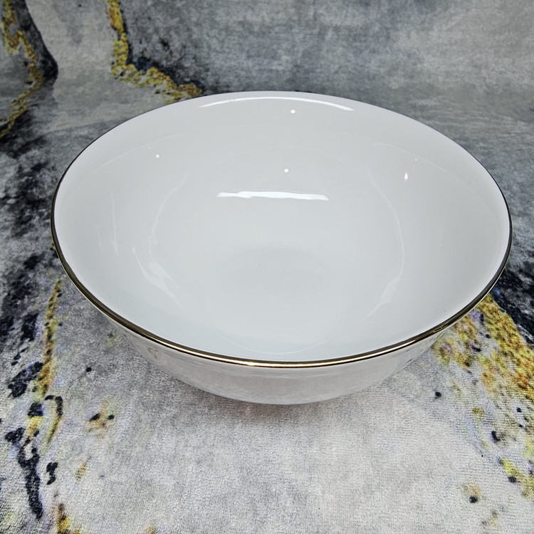 کاسه آبگوشت خوری مدل 6/5 خط طلا کد 360019 مجموعه 6 عددی