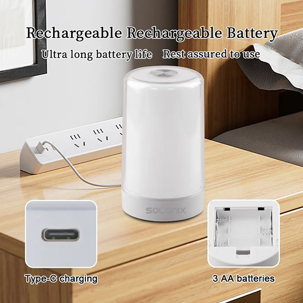 چراغ خواب سولونیکس مدل Touch Lamp کد c107