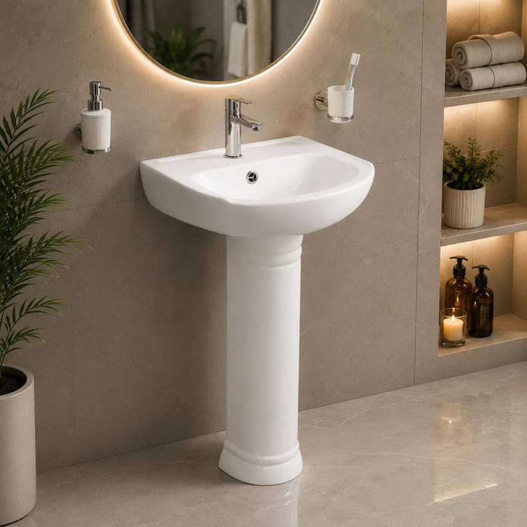 روشویی پایه دار مدل رگال کد 45