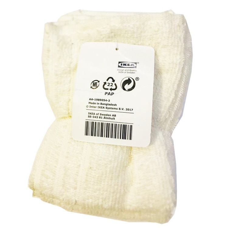 حوله دستی ایکیا مدل VAGSJON سایز 30x30 سانتی متر بسته 4 عددی