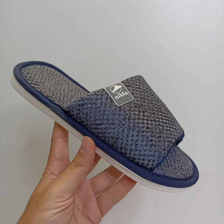 دمپایی حوله ای نیکتا مدل جلو باز 31-10000 کد 1585-DBE