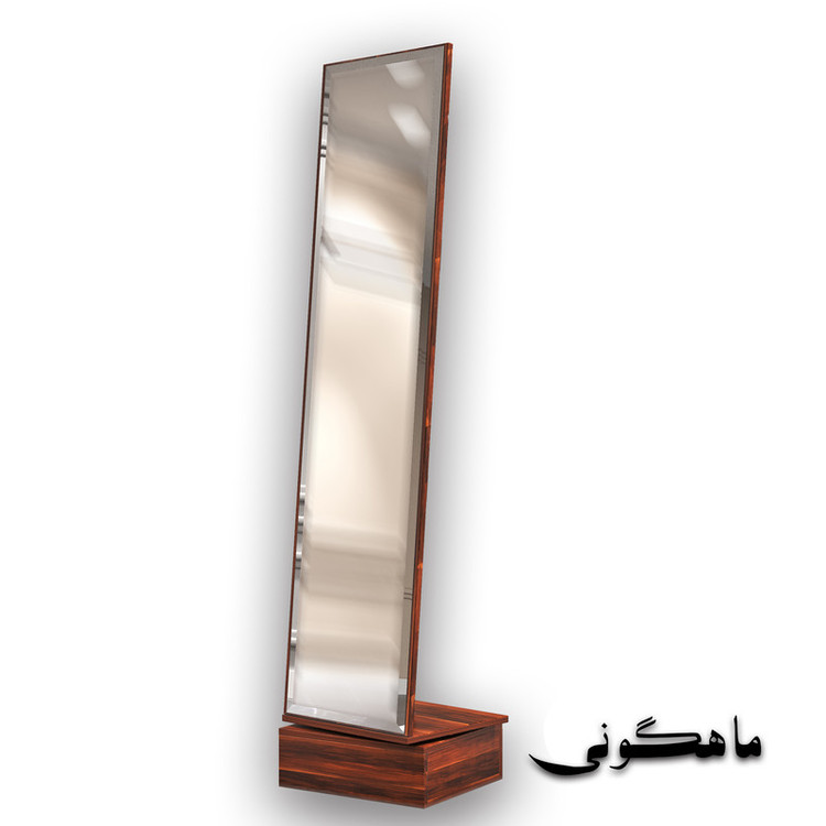 آینه قدی وینه چوب مدل گردان