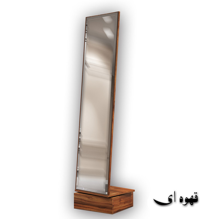 آینه قدی وینه چوب مدل گردان