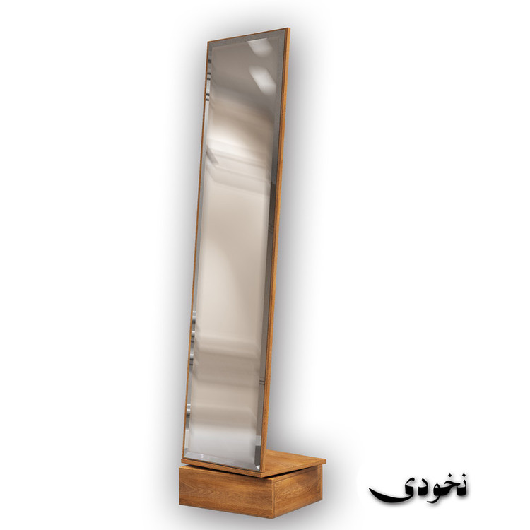 آینه قدی وینه چوب مدل گردان