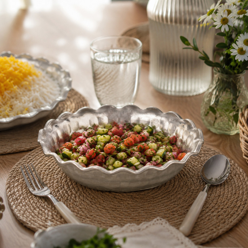 پیاله مدل چکشی لبه کنگره کد E-A-0014