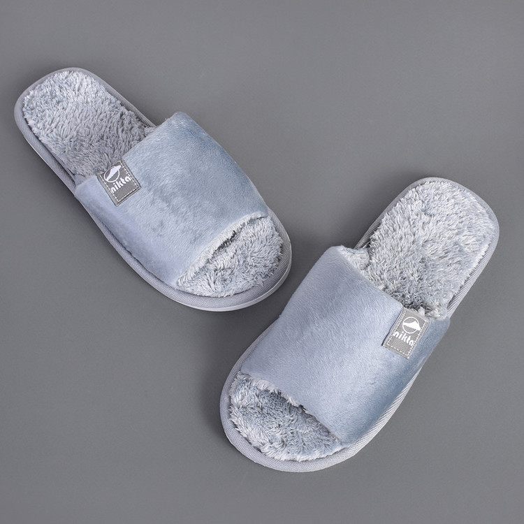 دمپایی حوله ای زنانه نیکتا مدل GRY.1250