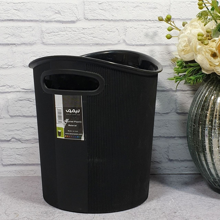 سطل زباله لیمون مدل شیاردار کد HS1410 گنجایش 3 لیتر
