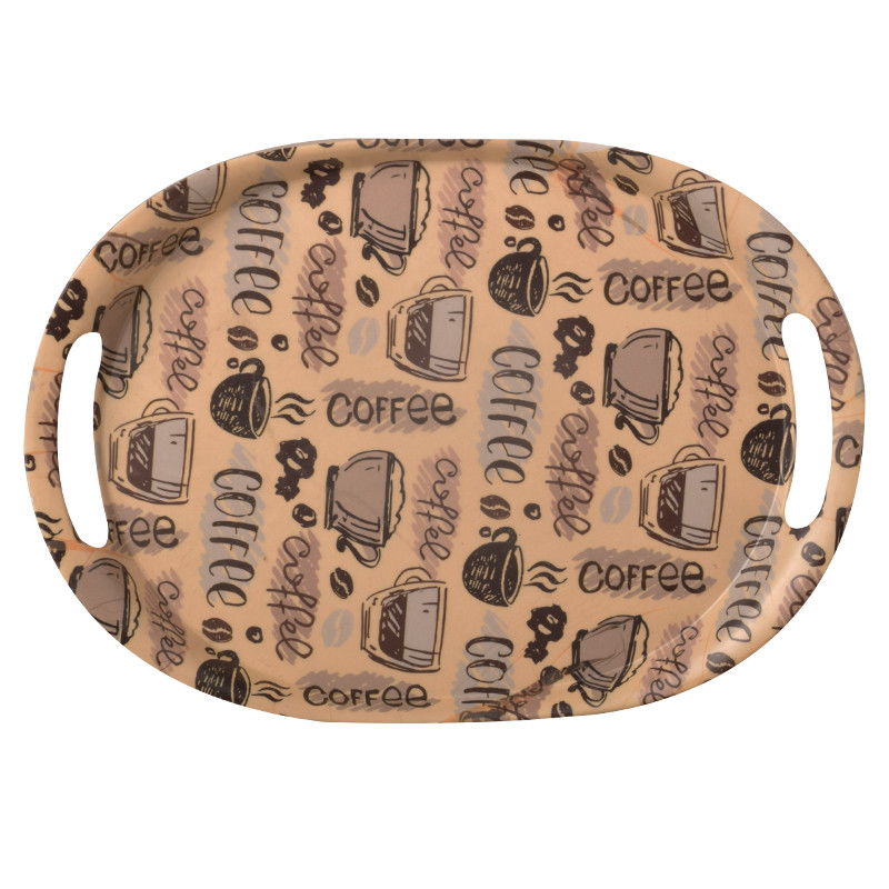 سینی دسته دار مهروز مدل 5001 coffee سایز 20*30 سانتی متر