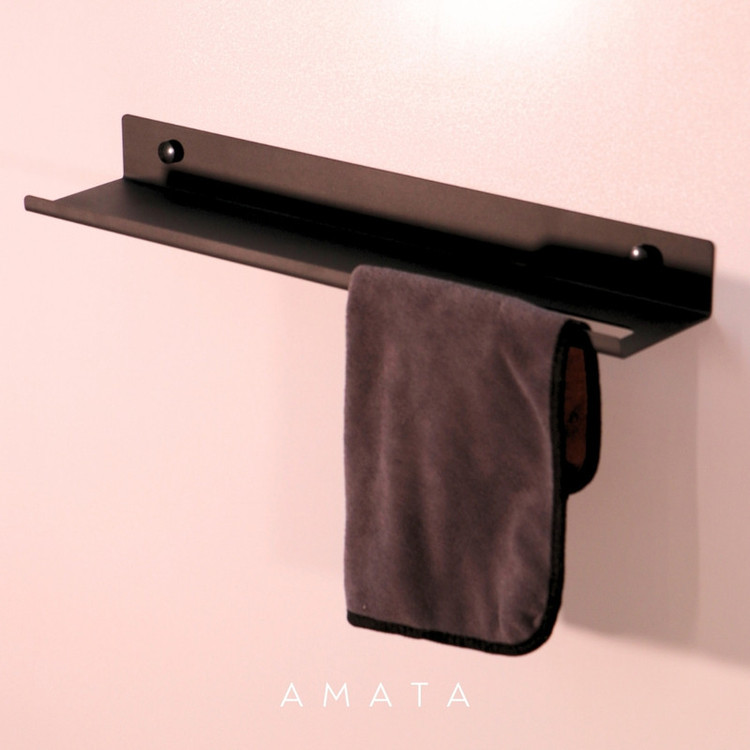 آویز حوله و شلف حمام آماتا مدل AMATA003