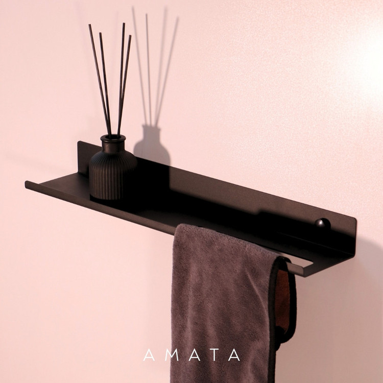 آویز حوله و شلف حمام آماتا مدل AMATA003