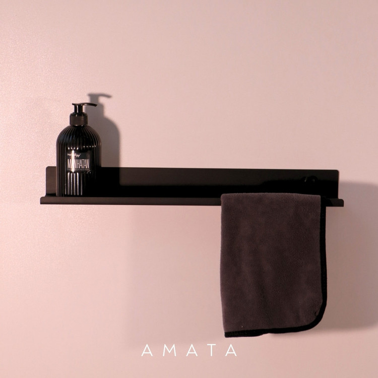 آویز حوله و شلف حمام آماتا مدل AMATA003