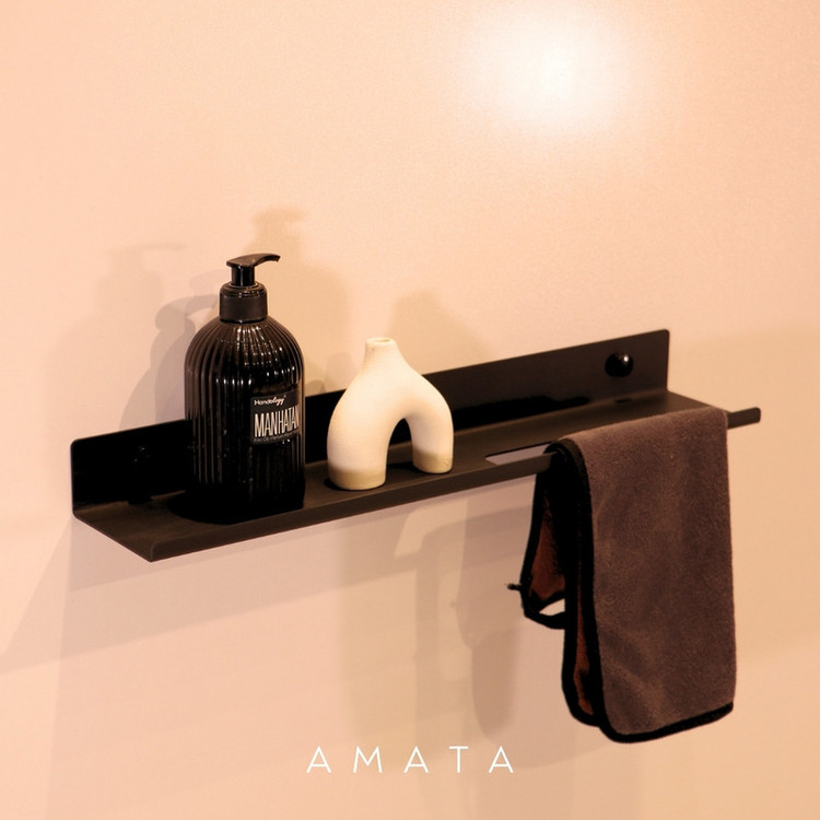 آویز حوله و شلف حمام آماتا مدل AMATA003