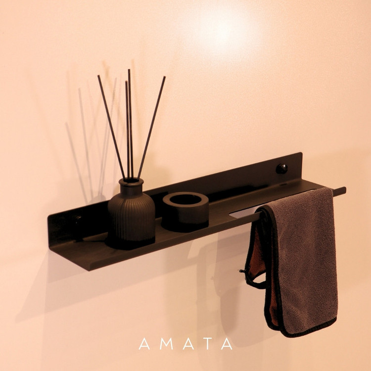 آویز حوله و شلف حمام آماتا مدل AMATA003