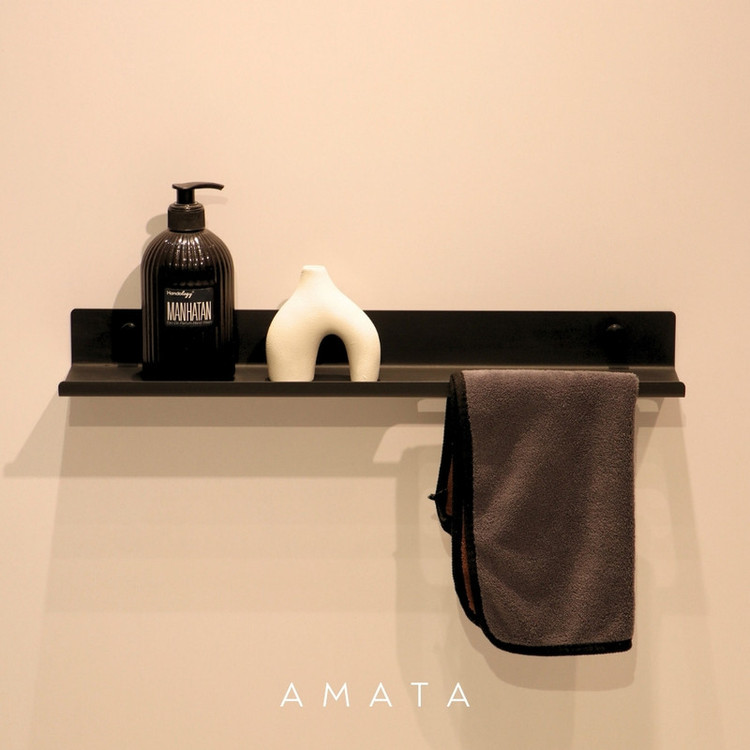 آویز حوله و شلف حمام آماتا مدل AMATA003