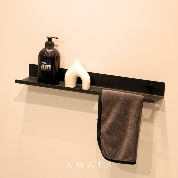 آویز حوله و شلف حمام آماتا مدل AMATA003